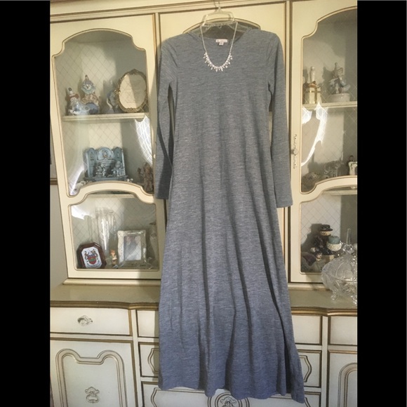 Gap Nwt Long Sleeve Maxi Dress Size Xs 